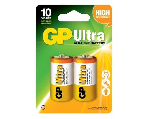 Батарейка GP ULTRA ALKALINE 1,5V  LR20, D