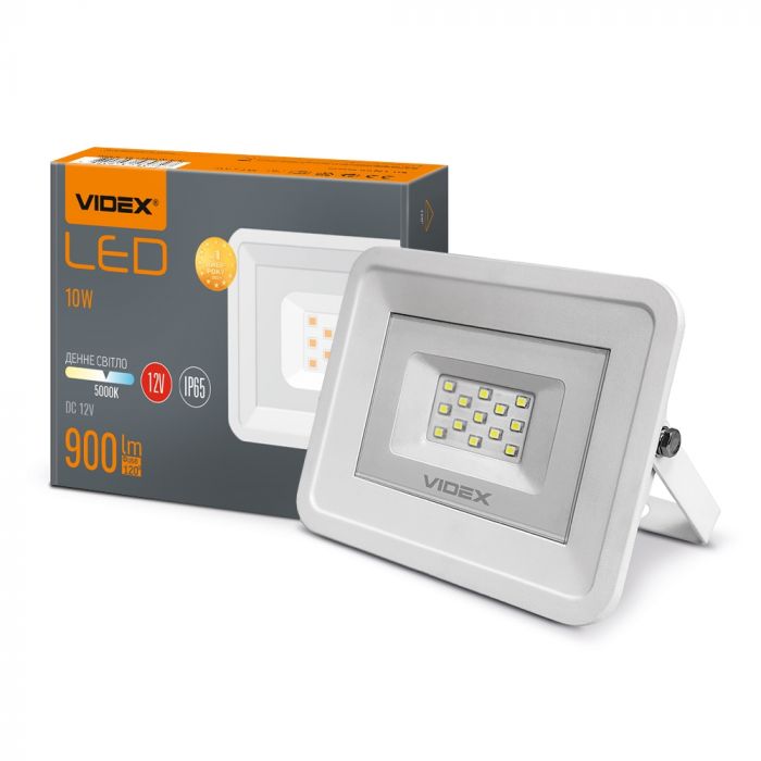 Прожектор LED 10W 5000K 12V VIDEX Україна