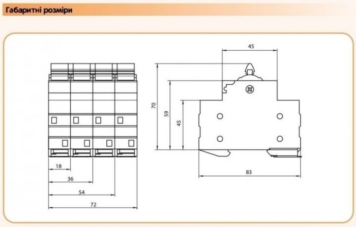 Перемикач навантаження 1-0-2 3P 40A SSQ 340 ETI   Словенія