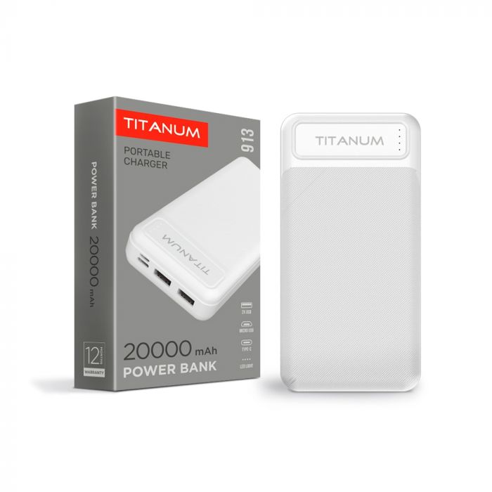 Павербанк 20000mAh TITANUM VIDEX Україна