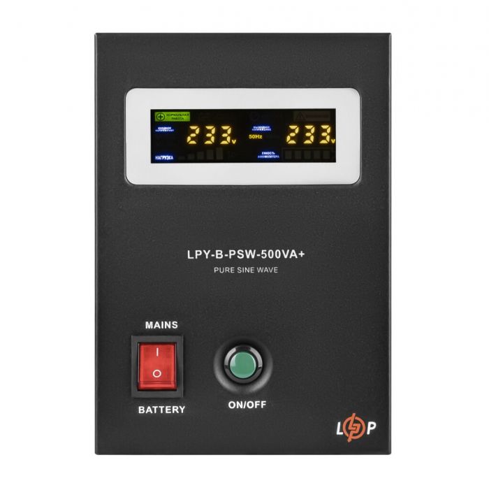 Безперебійник LPY-B-PSW-500VA+ (350Вт) 5A/10A LOGIC&POWER