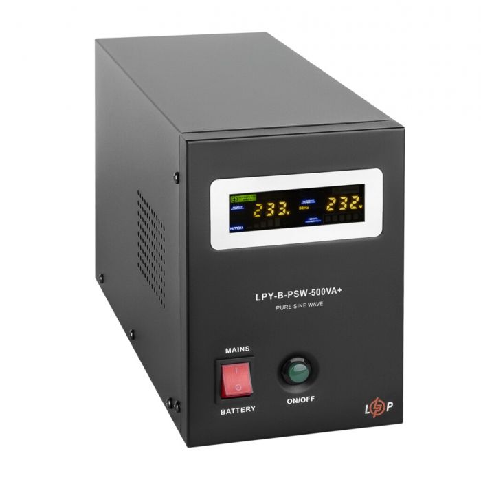 Безперебійник LPY-B-PSW-500VA+ (350Вт) 5A/10A LOGIC&POWER