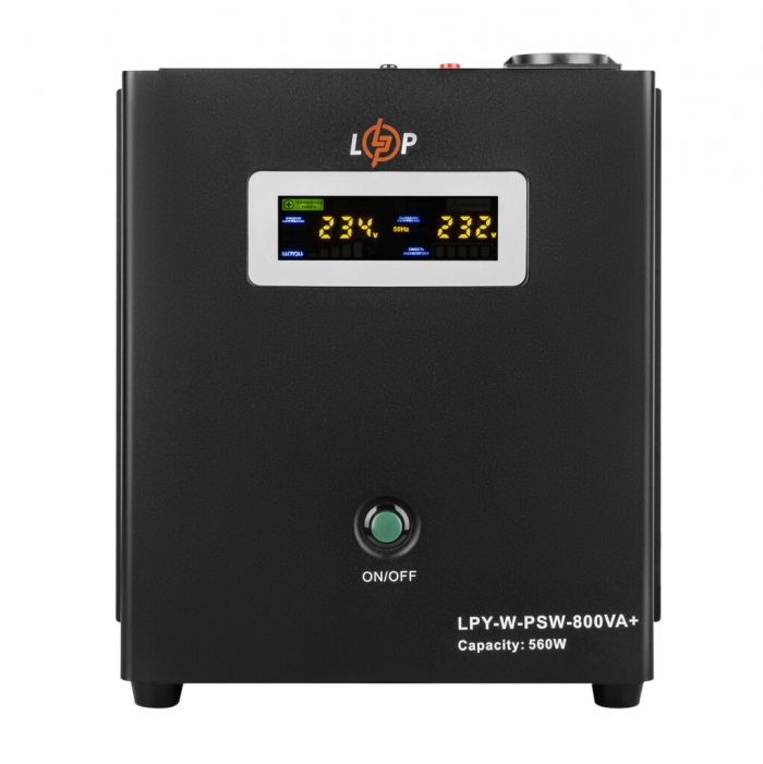 Безперебійник LPY-W-PSW-800VA+ (560Вт) 5A/15A LOGIC&POWER