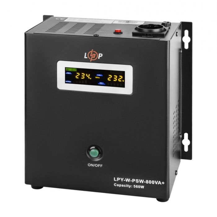 Безперебійник LPY-W-PSW-800VA+ (560Вт) 5A/15A LOGIC&POWER