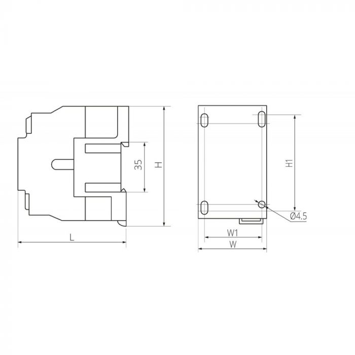 Контактор KMI 1-12-10 12A 230B 1NO TAKEL