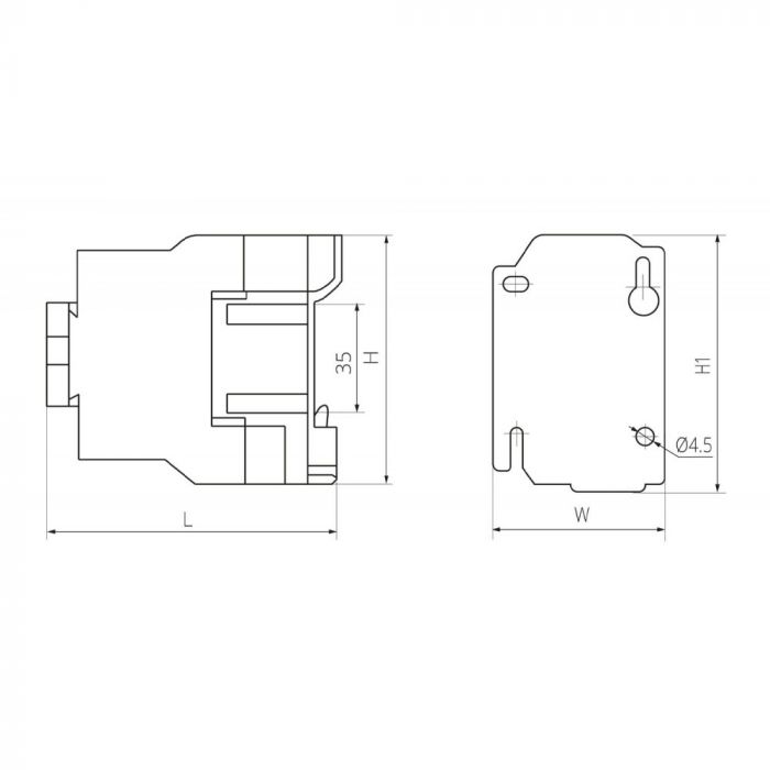 Контактор KMI 2-32-10 32A 230B 1NO TAKEL