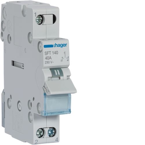 Перемикач 2Р 40А/230V Erste Україна