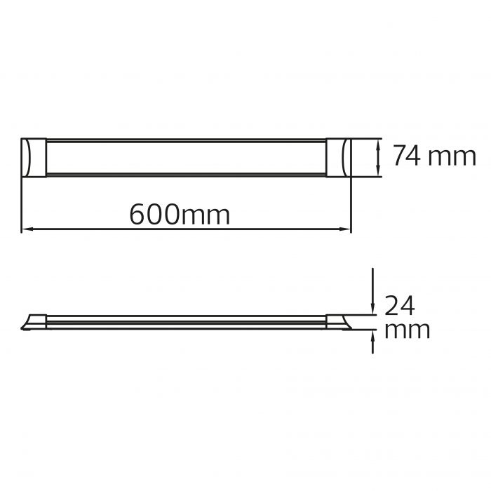 Світильник лінійний LED TETRA-18 18W 6400k 60см Horoz Electric Туреччина