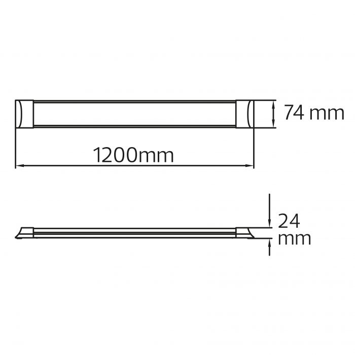 Світильник лінійний LED TETRA-36 36W 6400k 120см Horoz Electric Туреччина