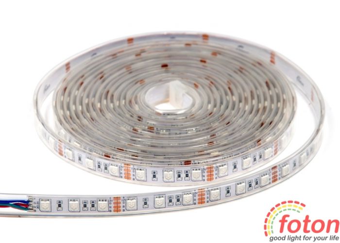 LED стрічка SMD5050 60led/m RGB IP68 Prеmium FOTON Україна