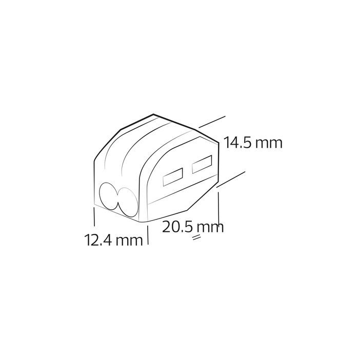 Клема CONNECTOR-2 32A/400V Horoz Electric Туреччина