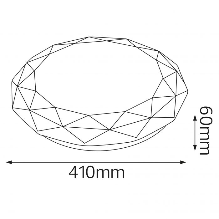 Світильник LED EPSILON-36 36W 6400К білий Horoz Electric Туреччина