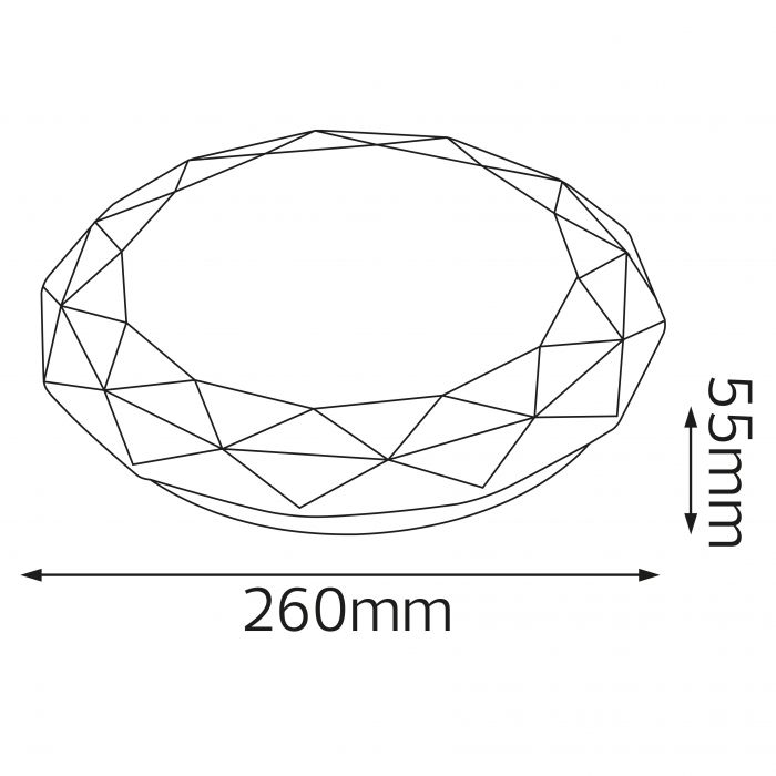 Світильник LED EPSILON-15 15W 6400К білий Horoz Electric Туреччина