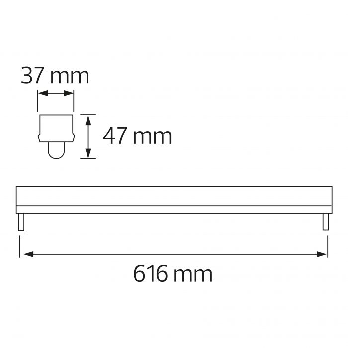 Балка для LED лампы 60см Horoz Electric Туреччина