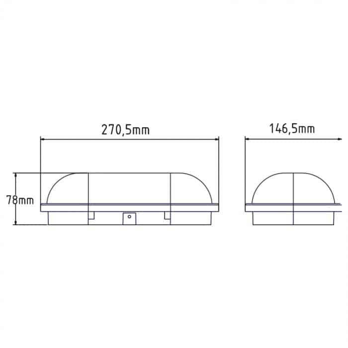 Світильник LED AYDOS 20W 6400K білий Horoz Electric Туреччина