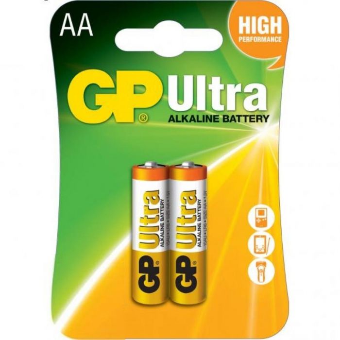 Батарейка GP ULTRA ALKALINE LR6, АА 1шт 15AU