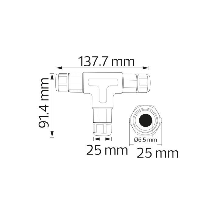 Клема водонепроникна CONNECTOR-2 16A IP68 Horoz Electric Туреччина