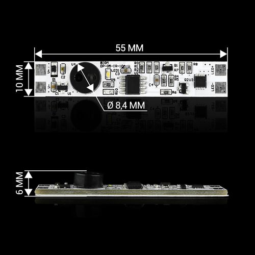 Датчик оптический IR ON/OFF прямой 10A DC12V BIOM